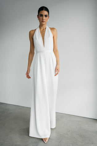 Jenny Yoo Little White Lula Jumpsuit