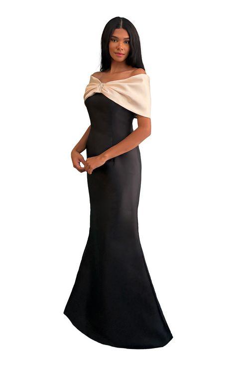 bari jay black dress M2601 Ivory/Ivory Wedding gowns