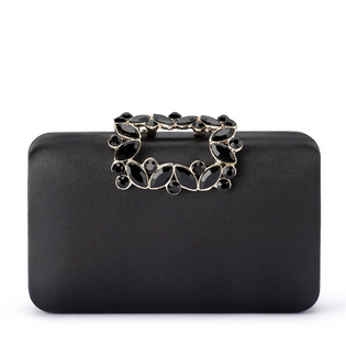 Olga Berg Margalit Crystal Lock Clutch