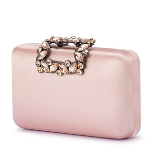 Olga Berg Margalit Crystal Lock Clutch