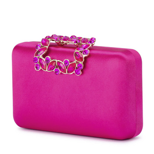 Olga Berg Margalit Crystal Lock Clutch