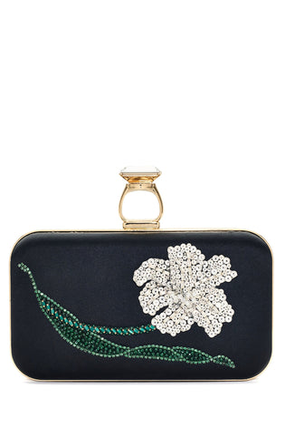 Sachin & Babi On The Rocks Clutch in Black