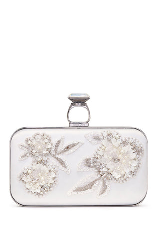 Sachin & Babi On The Rocks Clutch in White