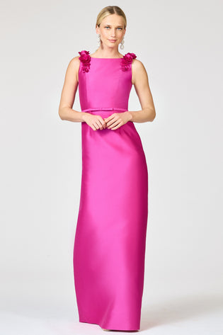 Sachin & Babi Thea Gown in Magenta