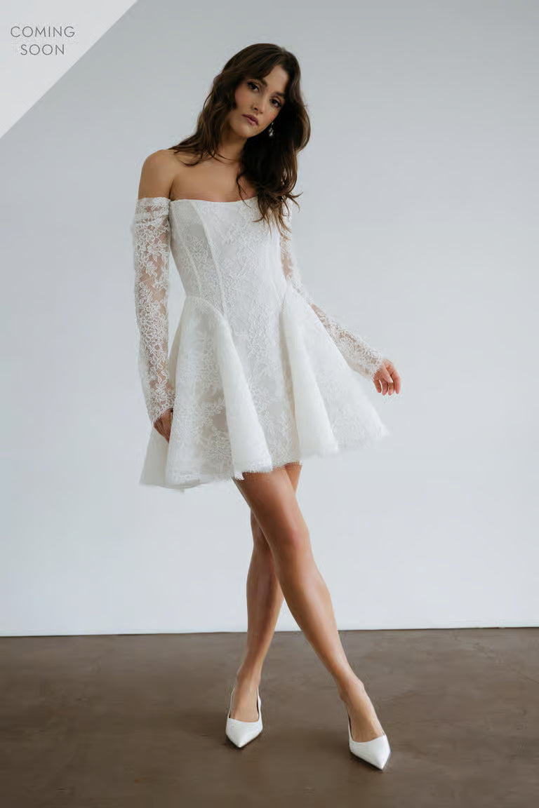 Jenny Yoo Little White Dress Vera | Bella Bridesmaids