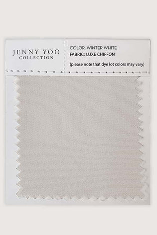 Jenny Yoo Luxe Chiffon Swatch Card