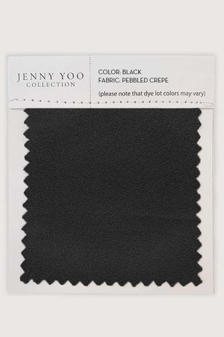 Jenny Yoo Pebbled Crepe Swatch Card