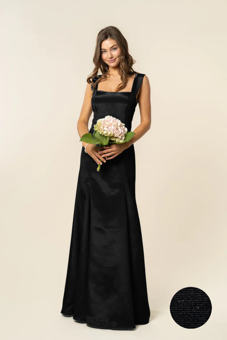Beckett Bodice with Trumpet Skirt in Shantung | Bella Bridesmaids Beckett Bodice with Trumpet Skirt in Shantung | Bella Bridesmaids