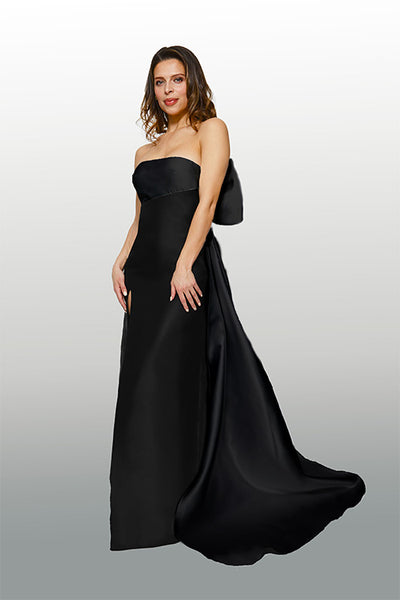 Bari Jay Bridesmaid Dress 2451 Ivory/Evergreen