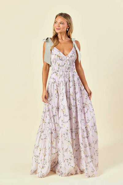 white christmas dresses Lulakate Christy Evening Dress in Gold Shimmer Floral