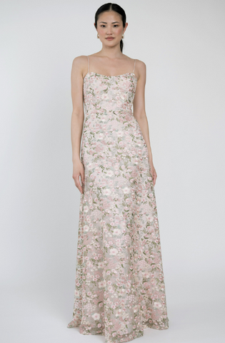 Jenny Yoo Bridesmaid Dress Drew in Ophelia Embroidered Tulle