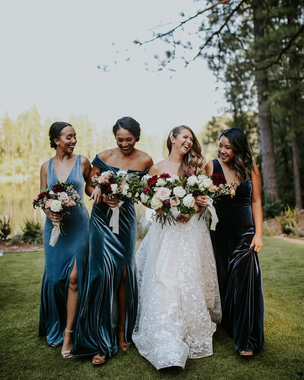 9 Light Blue Bridesmaid Dresses That You Can Mix + Match