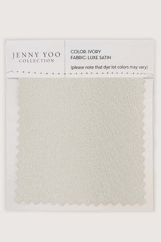 Jenny Yoo Luxe Satin Swatch Card