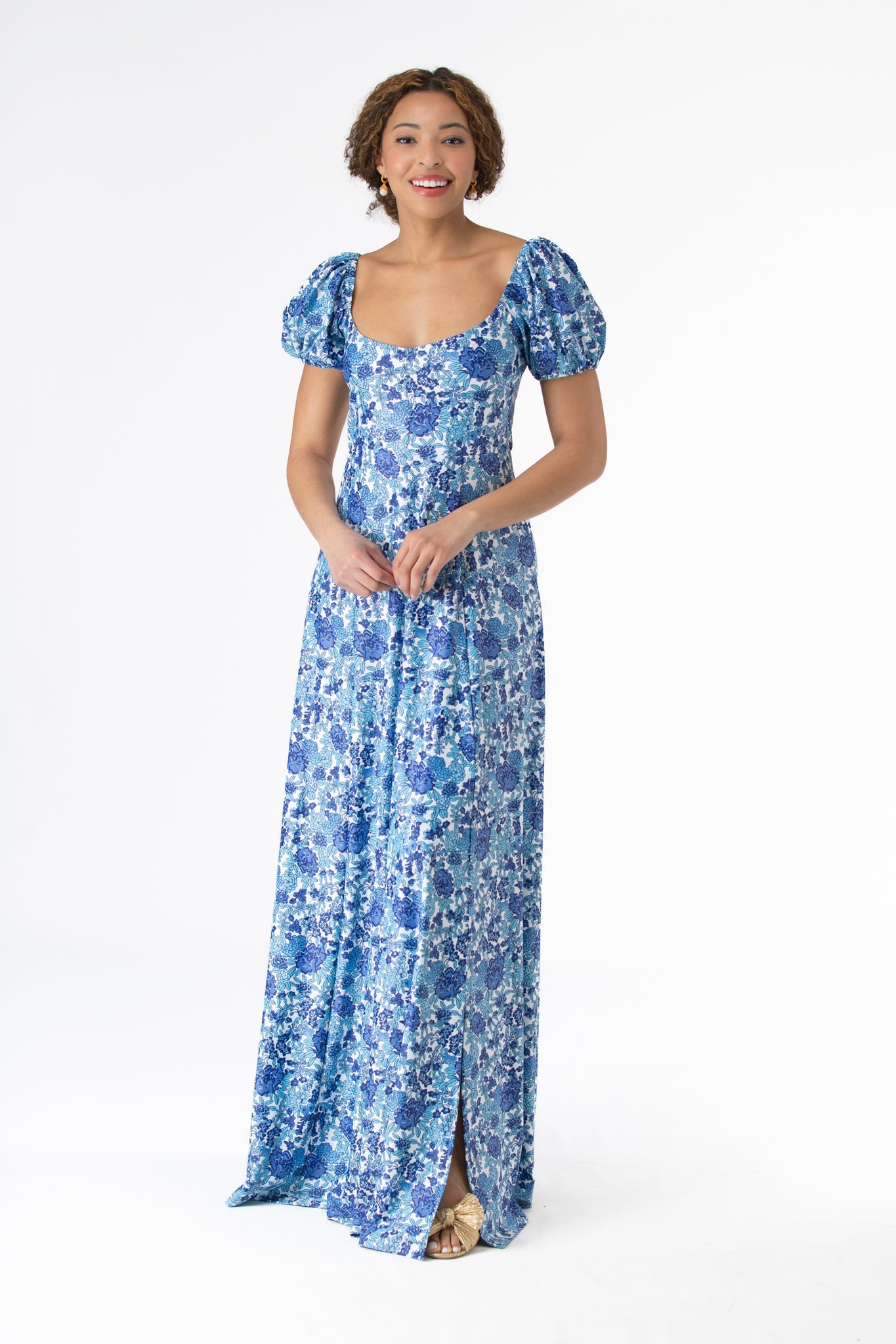 porcelain bridesmaid dresses Clementine Dress in Porcelain Petals