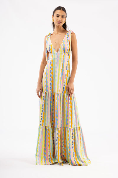 Clementine Dress in Summer Spritz | Bella Bridesmaids