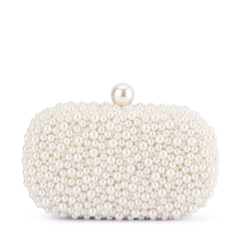 パコラバンヌ　Pearlバッグ Olga Berg Valentina Pearl Clutch | Bella Bridesmaids