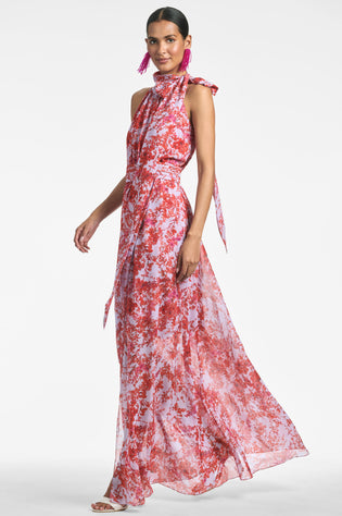 KAYLA GOWN - AMARANTHS SPRAY