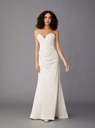 Lazaro Bridesmaid Dress Tia 32325