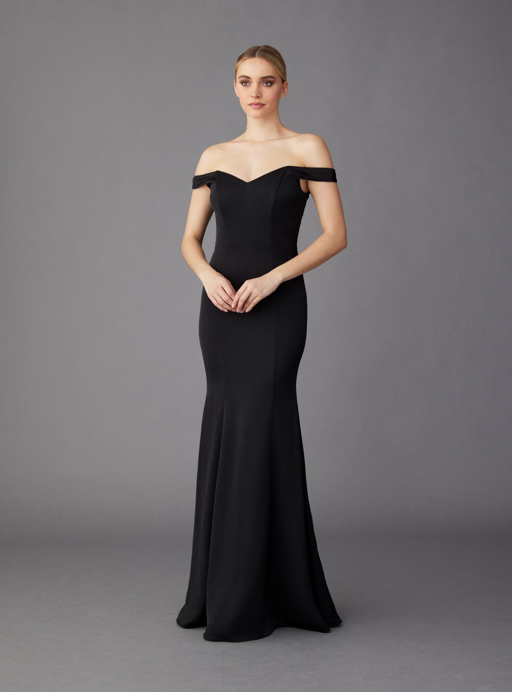 3433 Lazaro Noir Bridesmaid Dresses