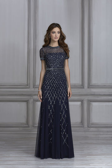 Adrianna Papell Platinum Bridesmaid Dress Style 40117 | Bella