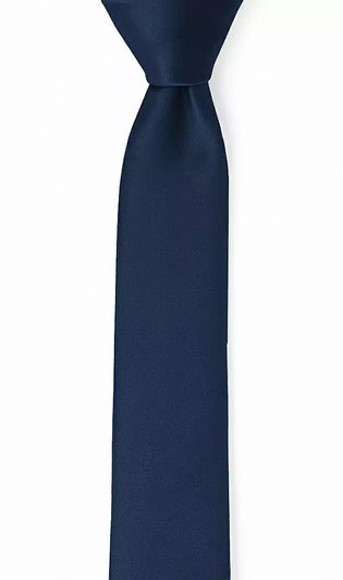 MATTE SATIN NARROW TIES BY AFTER SIX V105