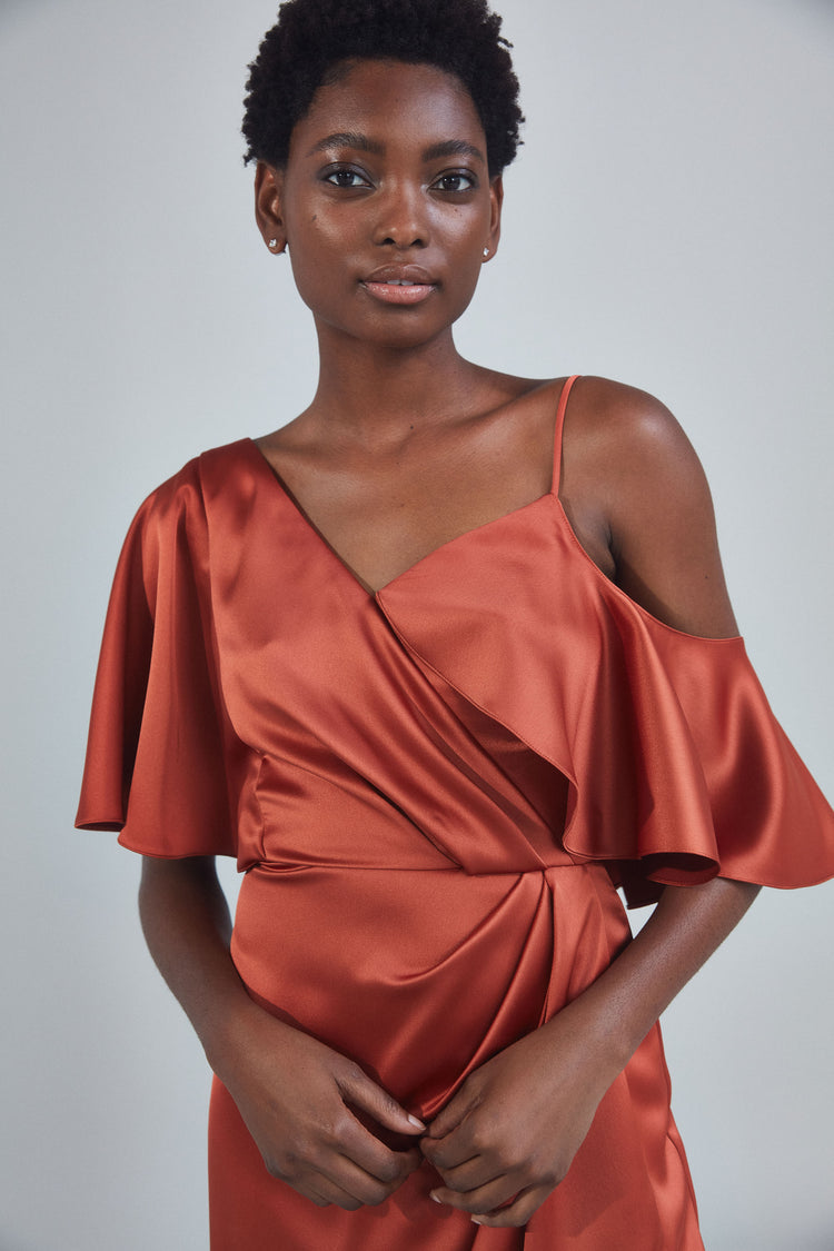 Amsale Evening Dress P396S Bella Bridesmaids