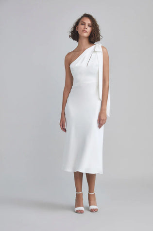 Amsale Little White Dress LW193
