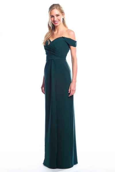 the bar bridesmaid dresses Freya French Blue Matte Satin Dress