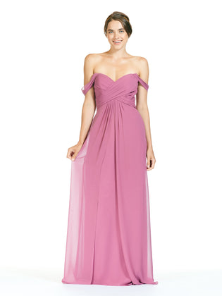 Bari Jay Long Bridesmaid Dress - 1803 front