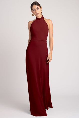 Jenny Yoo Bridesmaid Dress Brett_merlot
