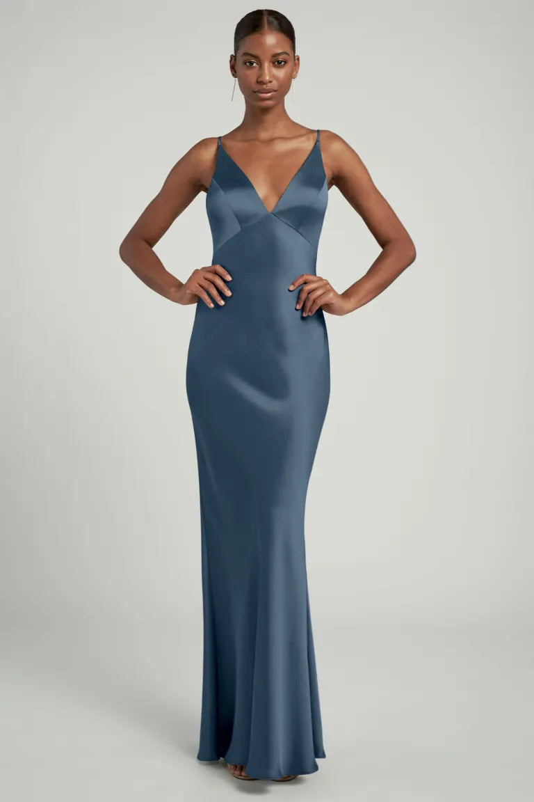 Jenny yoo evening best sale blue