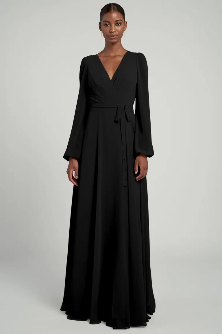 Jenny yoo black clearance bridesmaid dress