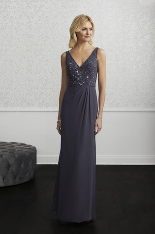 Adrianna Papell Platinum Bridesmaid Dress 40219