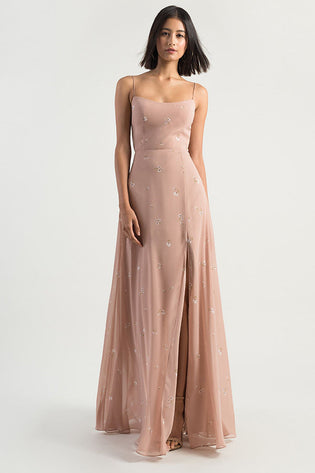 Jenny Yoo Long Bridesmaid Dress Kiara Print