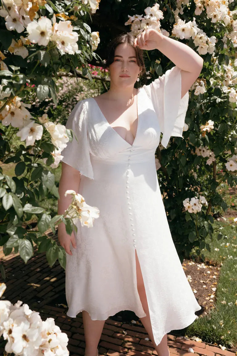 Jenny Yoo Little White Dress Lucinda Jenny Yoo Little White Dress Lucinda