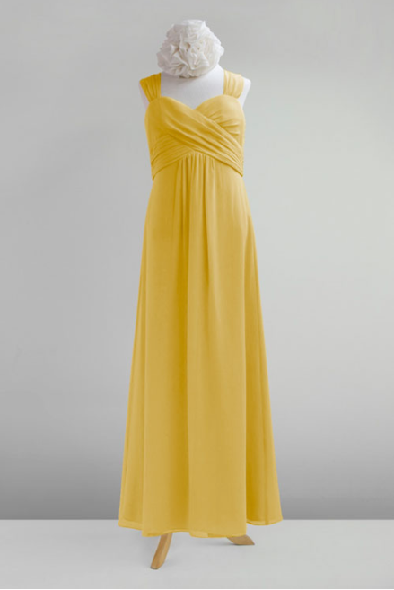 lemon bridesmaid dresses