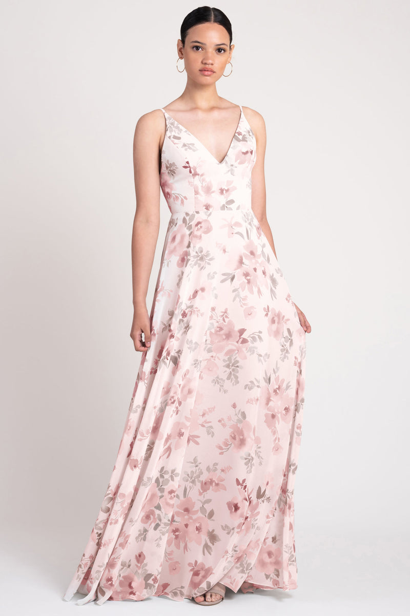 Jenny Yoo Bridesmaid Dress Dani Print & Bella Bridesmaids