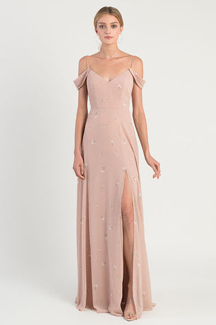 Jenny Yoo Long Bridesmaid Dress Priya Print
