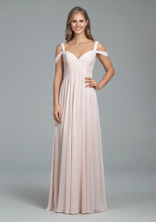 Hayley Paige Occasions Long Bridesmaid Dress - 5801