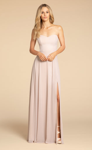 Hayley Paige Occasions Long Bridesmaid Dress - 5902 front