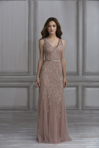 Adrianna Papell Platinum Bridesmaid Dress Style 40135