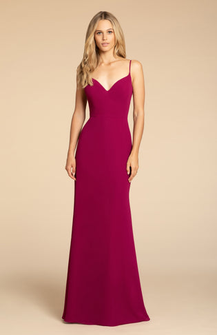 Hayley Paige Occasions Long Bridesmaid Dress - 5910 front